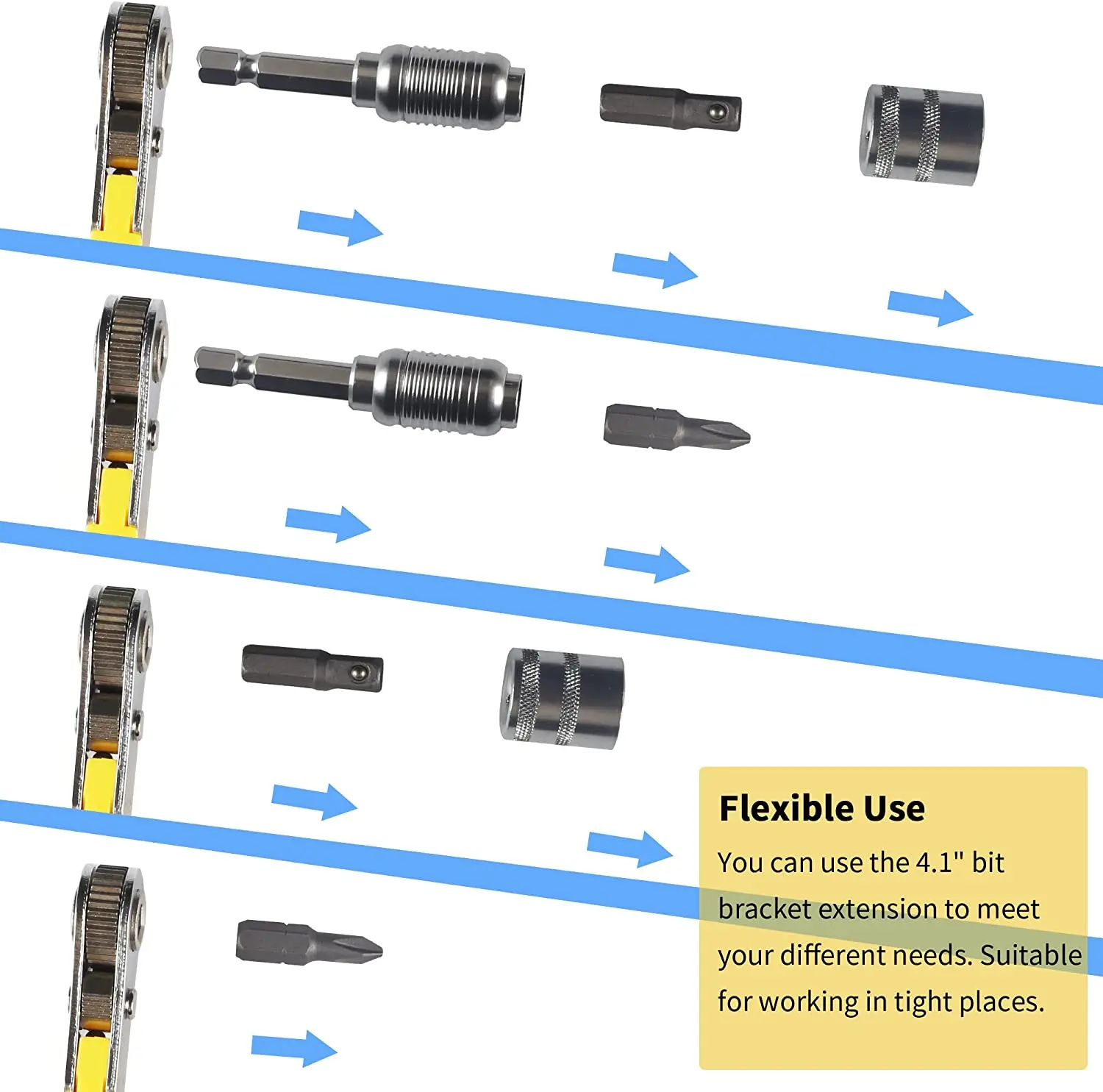 27 em 1 72 conjunto de chave de catraca offset dente, bits de chave de fenda & 1/4 set chave de soquete conjunto, para manutenção diária, eletrodomésticos