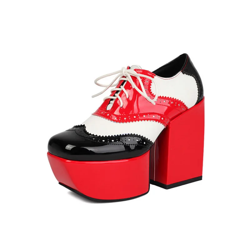 Pumps women shoes   Platform  Thick Heel  shoes for women new styles  Mixed Colors  Fashion trend  Big size