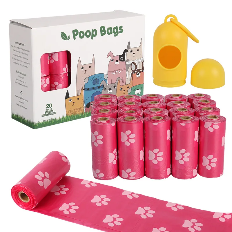 Dog Thickened Biodegradable Pet Waste Poop Collection Bags