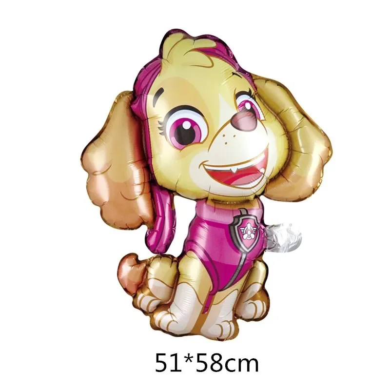 1pc PAW Patrol Geburtstag Dekor Aluminium Folie Ballon Partei Liefert Spielzeug Kinder Geburtstag Party Dekoration Lieferungen Baby Dusche – Detail 6