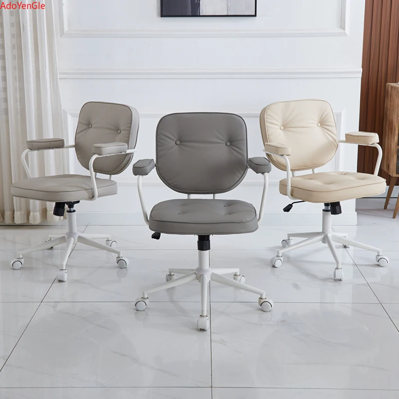 Simple style office chair study office furniture Pu leather technology cloth gaming chair computer Lift Swivel desk chair