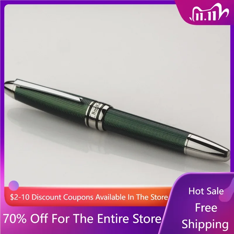 

Cheap Sale TANYUE Green Metal Luxury Fountain Pens Long Knife 0.5F Nib Metal Body for Office School Bulk Discount Cute Pens Gift