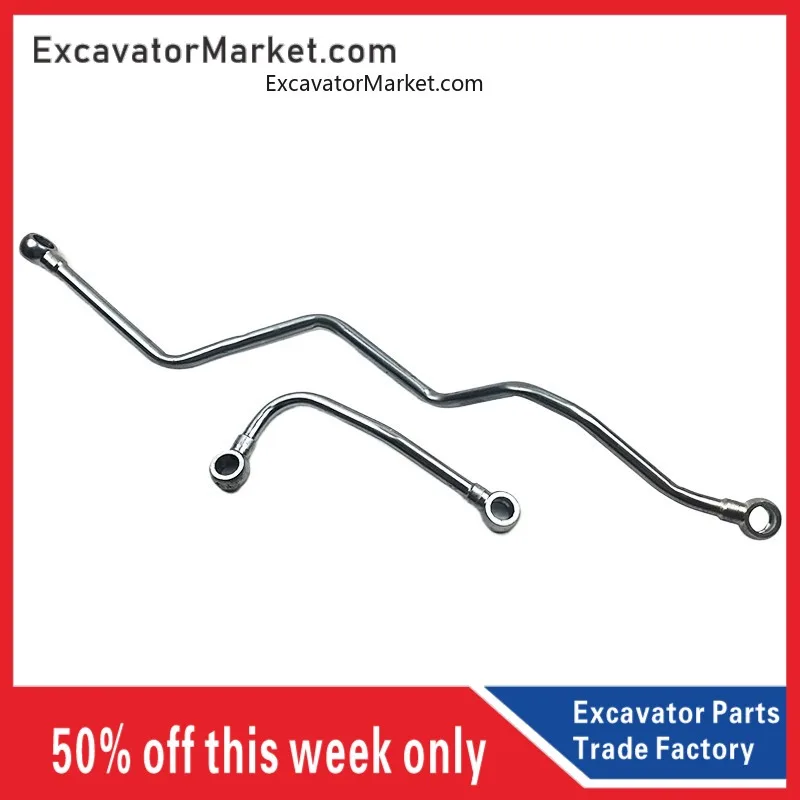 

For Kobelco SK kx 200 210 250 260-8 J05E engine turbocharger return pipe inlet pipe excavator Parts