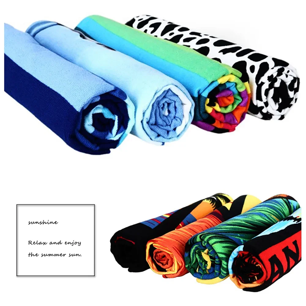 صورة مخصصة منشفة الشاطئ الأسرة الحيوانات الأليفة صور شخصية خفيفة الوزن ستوكات السباحة في الهواء الطلق الهدايا منشفة استحمام التجفيف السريع