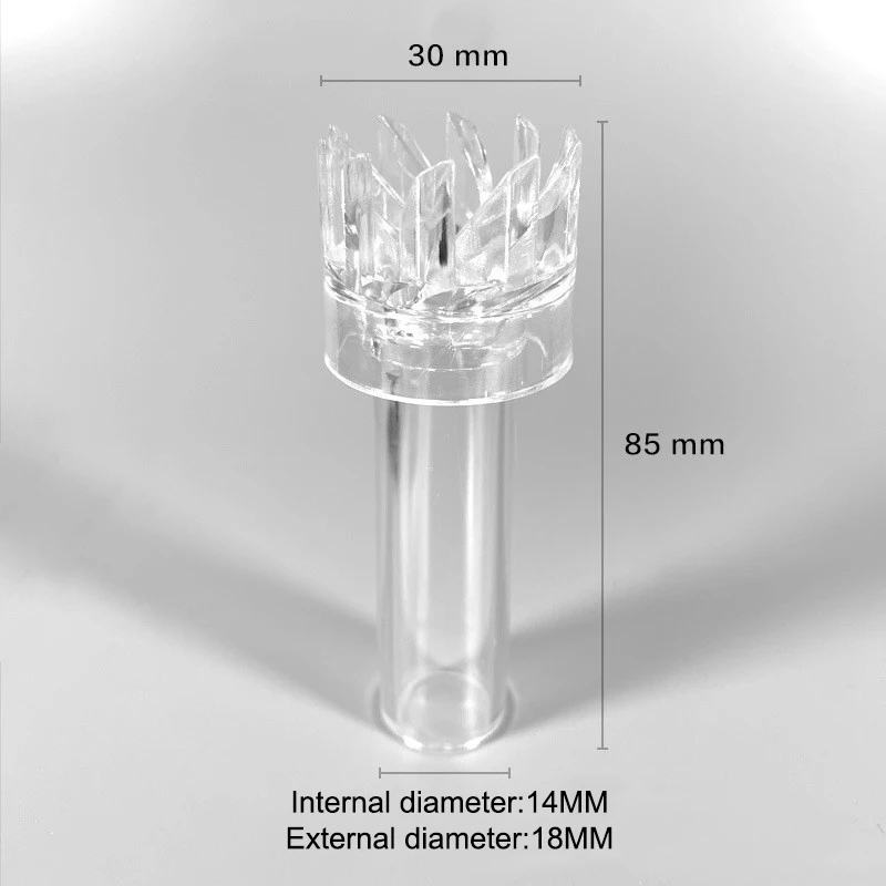 Aquarium Skimmer Acrylic Lily Pipe Spin Surface Inflow Water Plant Filter
