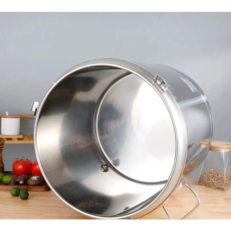 10 Stainless steel double-layer heat insulation barrel breakfast soybean milk cold insulation barrel Thermal Insulation pail