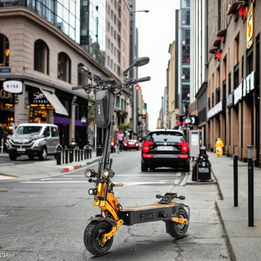 

3For YUME 60v X11+ Dual Electric Scooter 11 Inch Big Wheel Foldable Brushless Two-Wheel New Road Vehicle Max Load 150kg