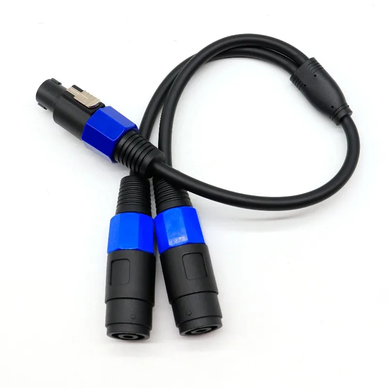 

Speakon Splitter Cable 1 Male to 2 Female/1 Female to 2 Male 0.5meter Speaker Audio Cable Speak-on Connection Cable