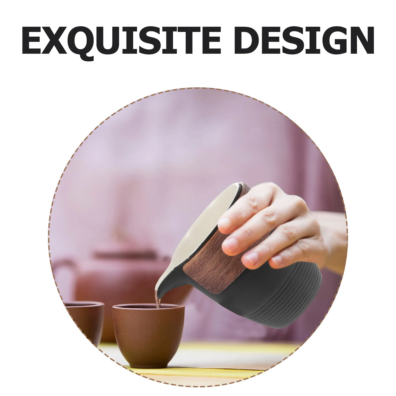 

Ceramic Tea Set Home Office Iron Craft Filter Decorative Residue Strainer Kitchen Bar Japanese Style TeaSuite