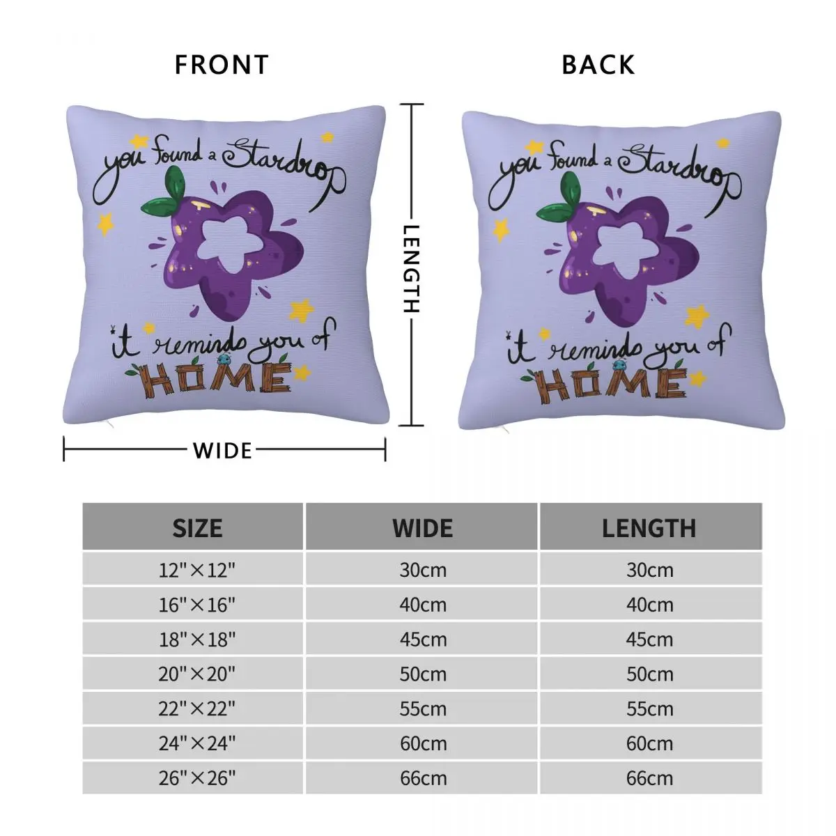 Stardrop Reminds You Of Home Square Pillowcase Polyester Linen Velvet Printed Decorative Throw Pillow Case Home Cushion Cover