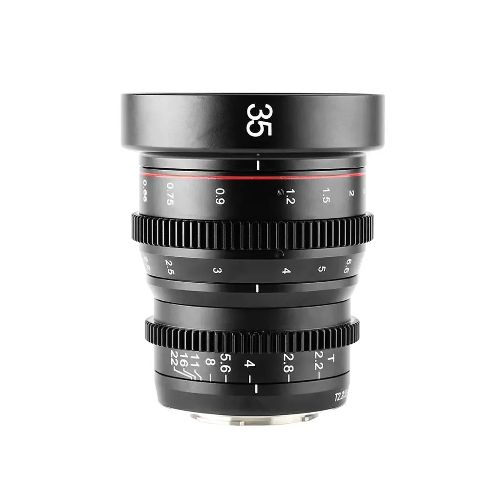 

Meike 35mm T2.2 Manual Focus Aspherical Portrait Cine Lens For Fuji X Mount/ Sony E Mount/ Olympus Panasonic M43 Mount/RF Mount