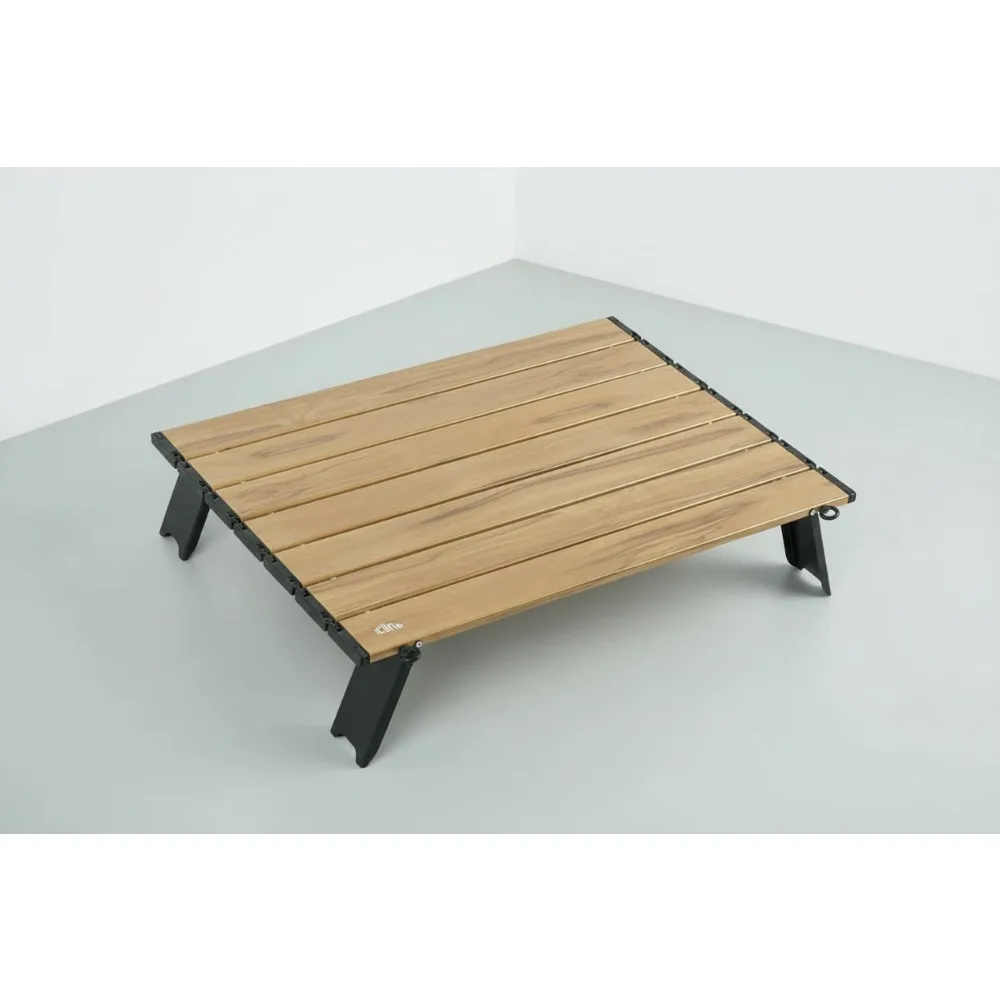 

Ultralight Compact Folding Aluminum Picnic Table with Carry Bag - Perfect for Beach, Camping & Outdoor Activities