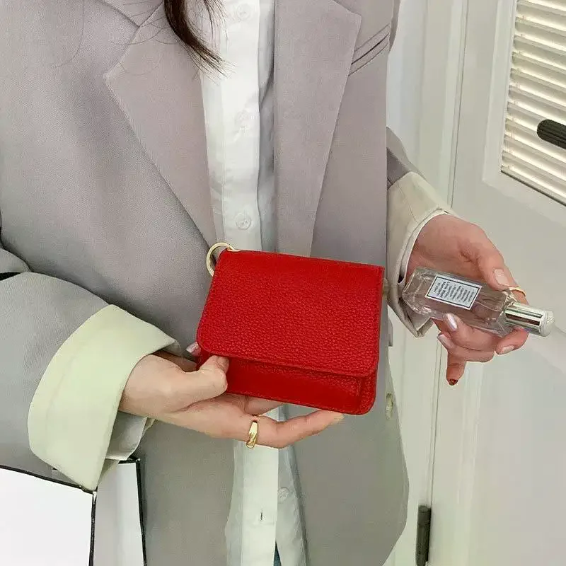 Korean Version Women's Coin Purse Short Fashion Multifunctional Zipper Trifold Wallets