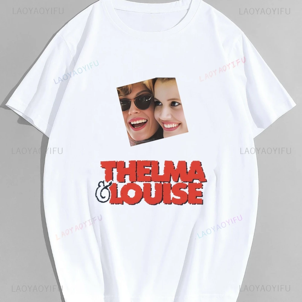 Camiseta Thelma y Louise Movie Lovers - Blusa estampada - Camisa casual de manga corta de moda para hombres y mujeres
