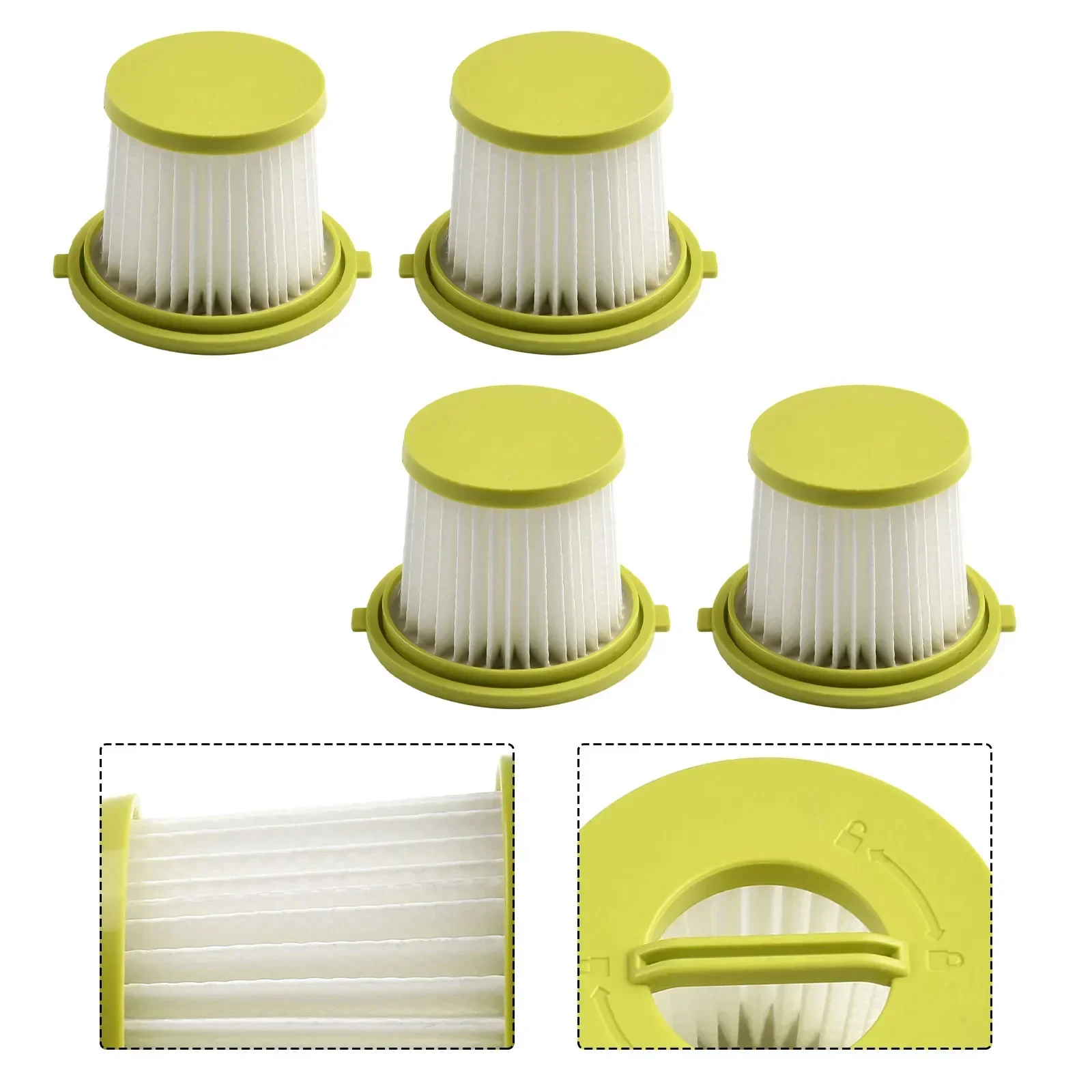 2/4pcs Filters For 18V+ Performance Hand Vacuum PLC704K PLC705K PLC705B Household Appliances Vacuum Cleaner Accessories