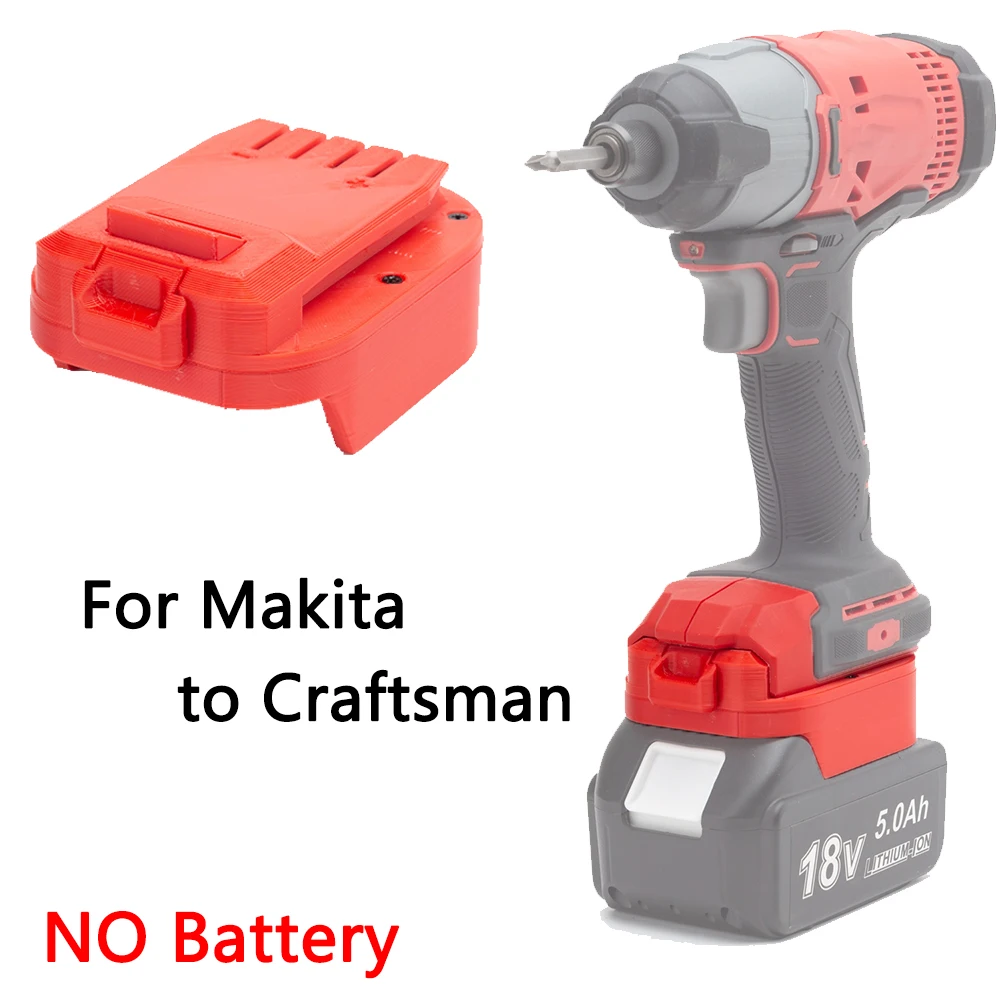 

Для инструментов Craftsman 20 в, совместимых с Makita 18 в, преобразователь адаптера литий-ионной батареи (инструменты и батареи в комплект не входят)