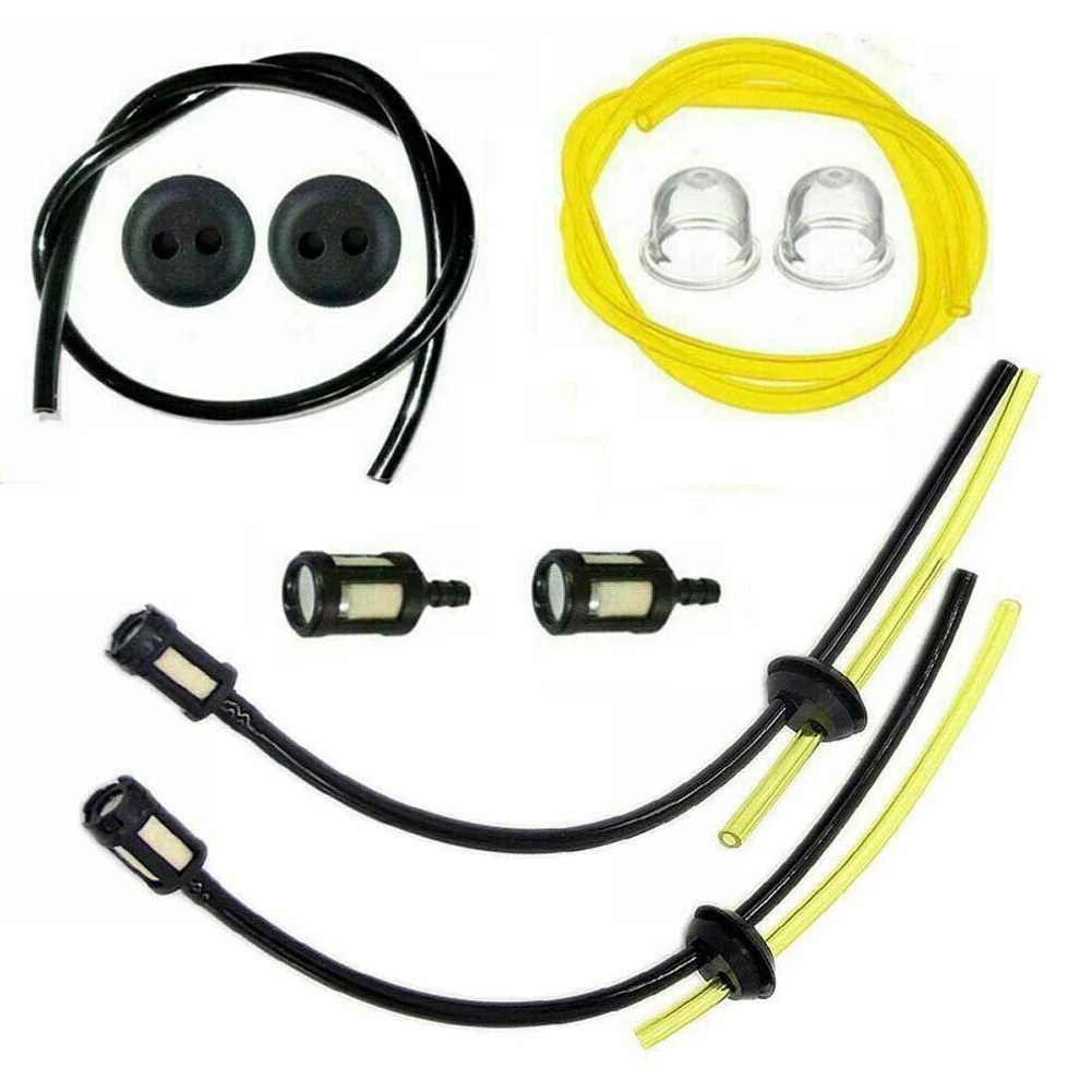 

Seal Hose Kit Fuel Filter Hose Set 2sets Accessories Grommet Petrol Pull Starter Replacement For Brush Cutters