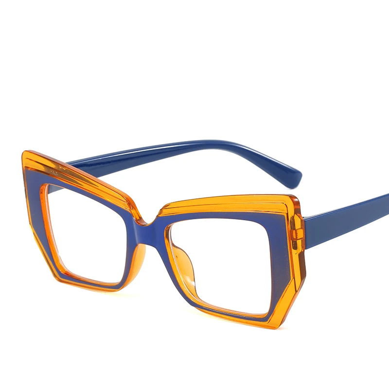 Computer Glasses Frame Women Men Anti Blue Light Polygon Special-Shaped Eyewear Blocking Glasses Optical Spectacle Eyeglass