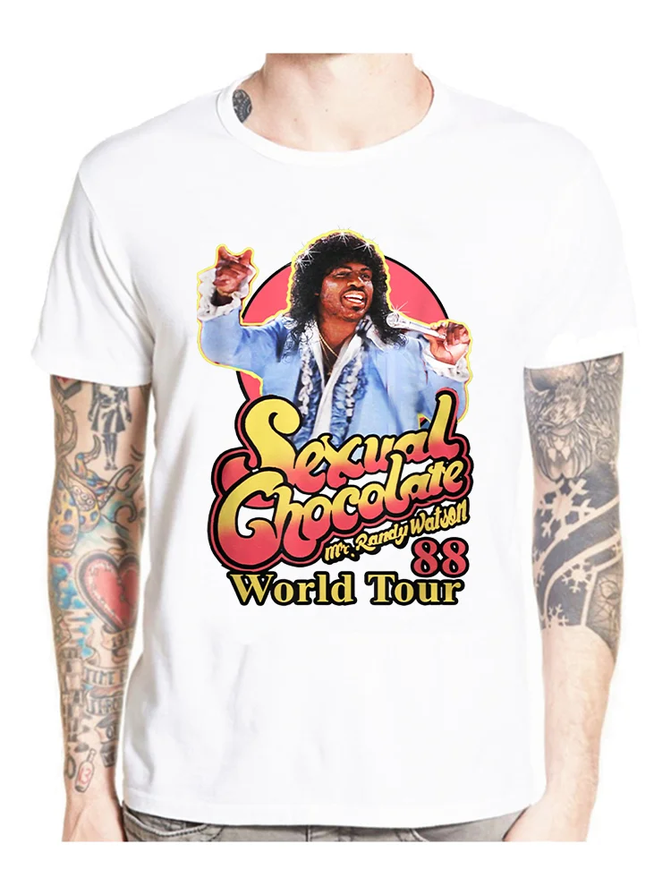 Sexual Chocolate 88' World Tour Randy Watson Eddie Murphy Movie T-Shirt Clothing  Cool Casual pride Hip Hop Harajuku t shirt men