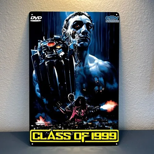 Metallposter zum Film „Class Of 1999“ – Sammlerblechschild – Größe: