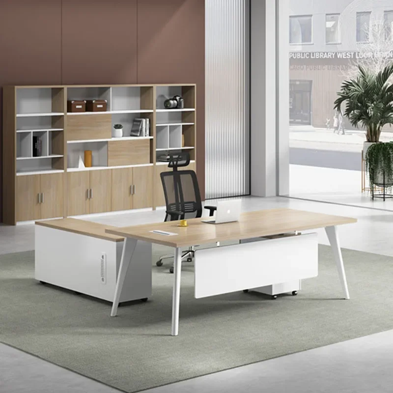 Study Reception Office Desk Vanity Standing Meeting Luxury Office Desk Computer Work Escritorios De Oficina Outdoor Furniture