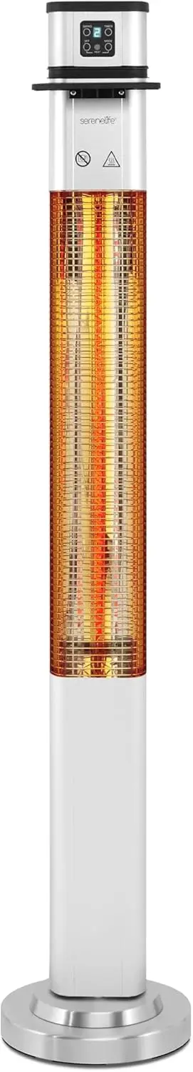 Infrared Patio Heater, Electric Patio Heater with Remote Control, 1500 W, Indoor/Outdoor Heaters for Patio, Restaurant,Backyard