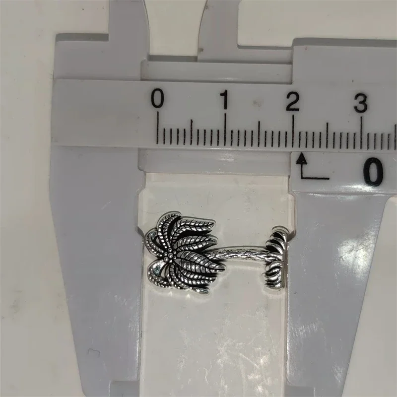 Creative Silver Coconut Tree DIY Alloy Badge for ZP Zorro Lighter Handmade Decor Accessory Smoking Gadget Man Gift