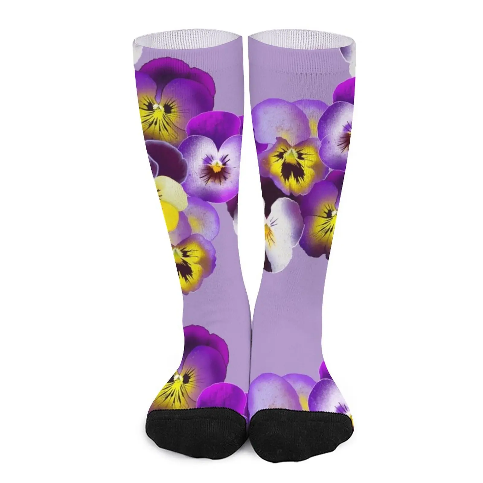 

Pansies Socks men socks cotton moving stockings socks for woman funny socks for men