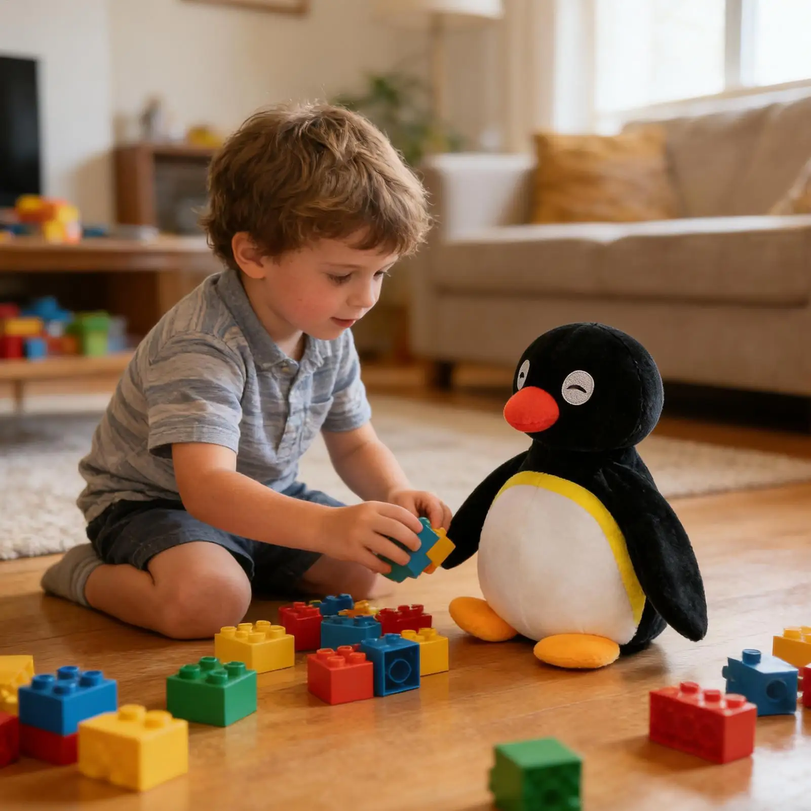 Cute Antarctic Ambassador Penguin Pillow Soft Plush Toy Penguin Hugging Doll Cartoon Animal Cute Home Decor Kid Birthday Gift