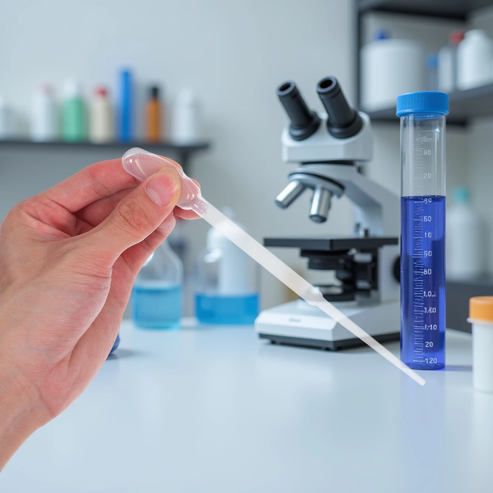

200 Pcs Disposable Experimental Dropper Transfer Pipettes Droppers Scale Plastic Liquid