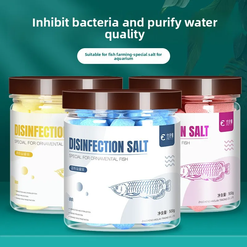 

Xuange Aquarium Salt & Water Conditioner Set - Marine/Tropical Fish Safe - pH Stabilizing Salt Crystals + Medicinal Powders