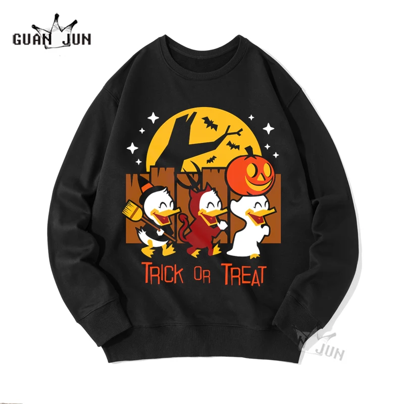 2021 New Halloween Pumpkin Sweatshirt Men Women Autumn Winter Stylish Street Style Long Sleeve Oversized Pullover Tops