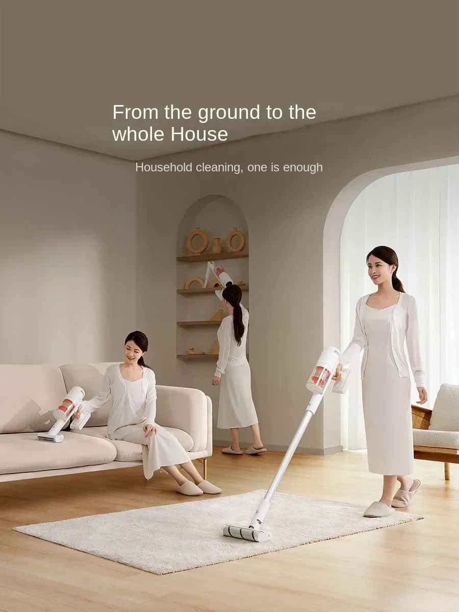 XIAOMI MIJIA Handheld Wireless Vacuum Cleaner 2Pro Household Appliances One Mite Removal in Large Suction Cleaning Machine