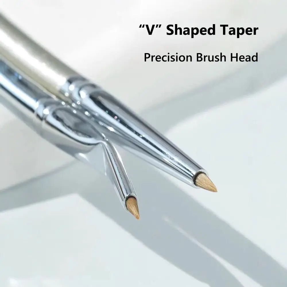 Precise Application Bent Liner Makeup Brushes Angled Design Cosmetic Brush Angled Eyeliner Brush Makeup Tool