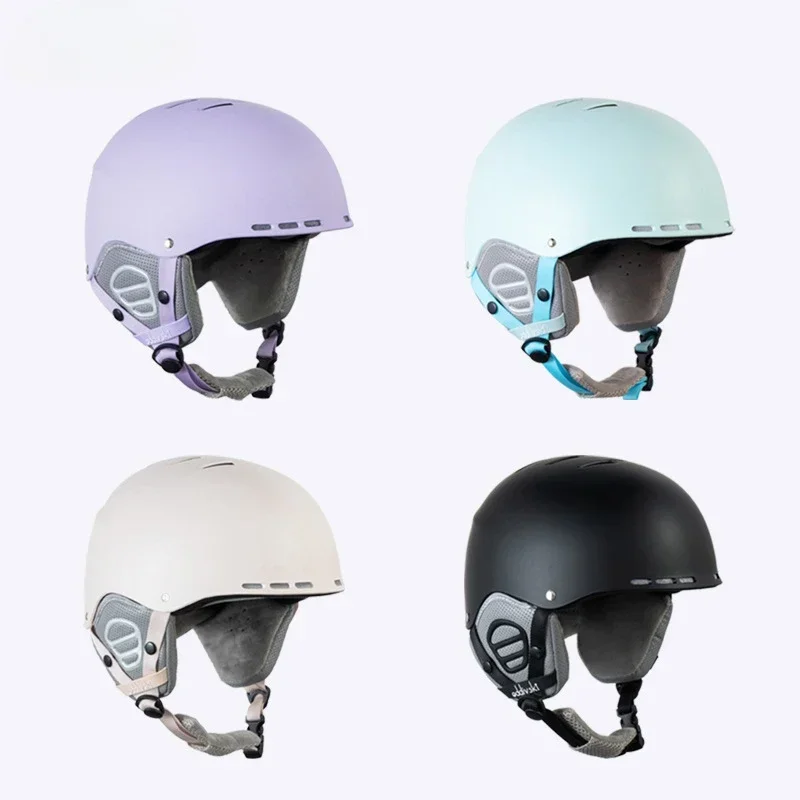 Helm salju, helm keselamatan untuk Musim Dingin Wanita Pria, papan seluncur salju, helm Ski profesional, papan salju 2025