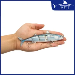 Lifelike Fishing Lure 6inch 20g Metal Jointed Lures Tuna Fishing Hard Plastic Body Swimbait Artificial Lures F4J07