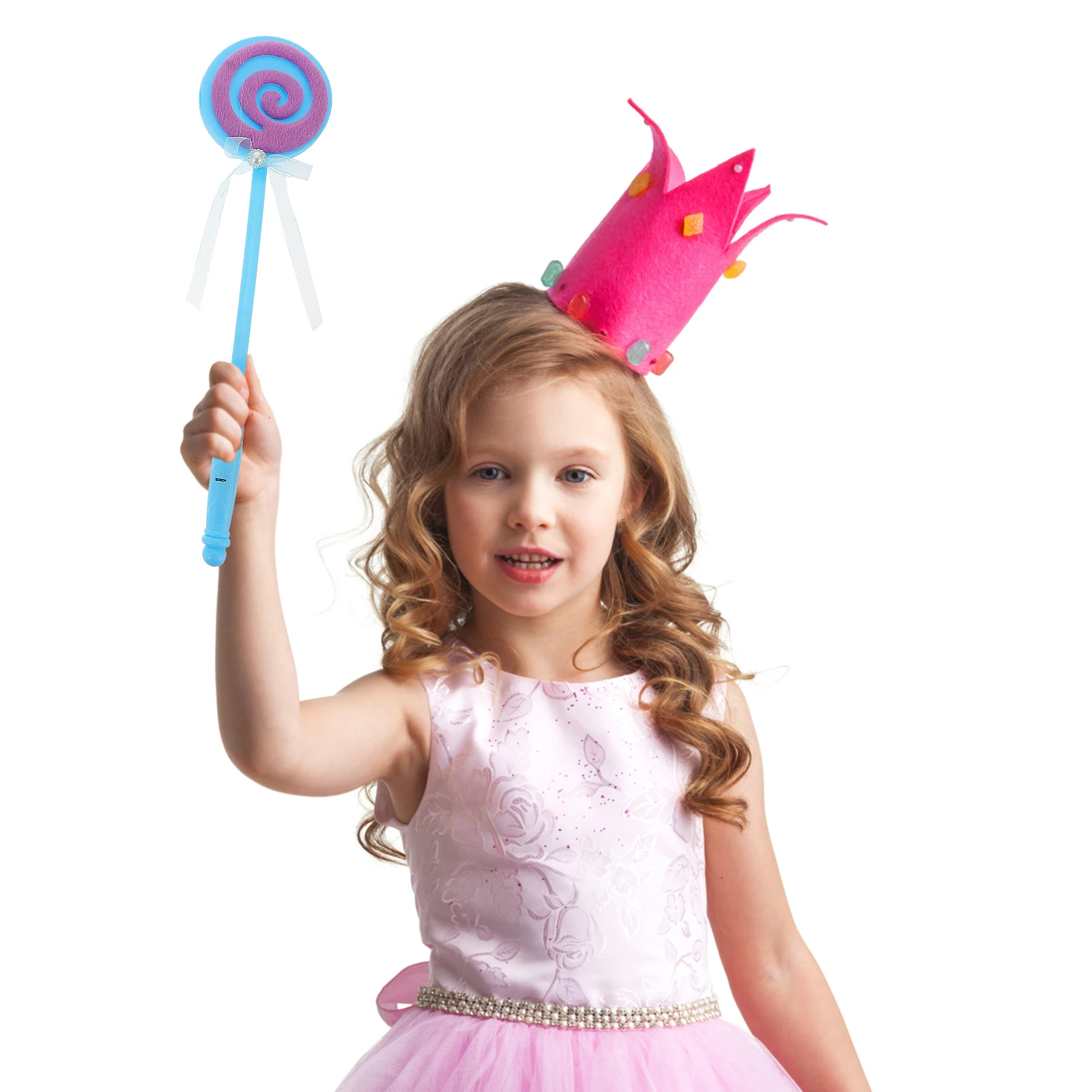 

4 Pcs Princess Flash Stick Child Glow Party Supplies Electronic Component Children Fairy