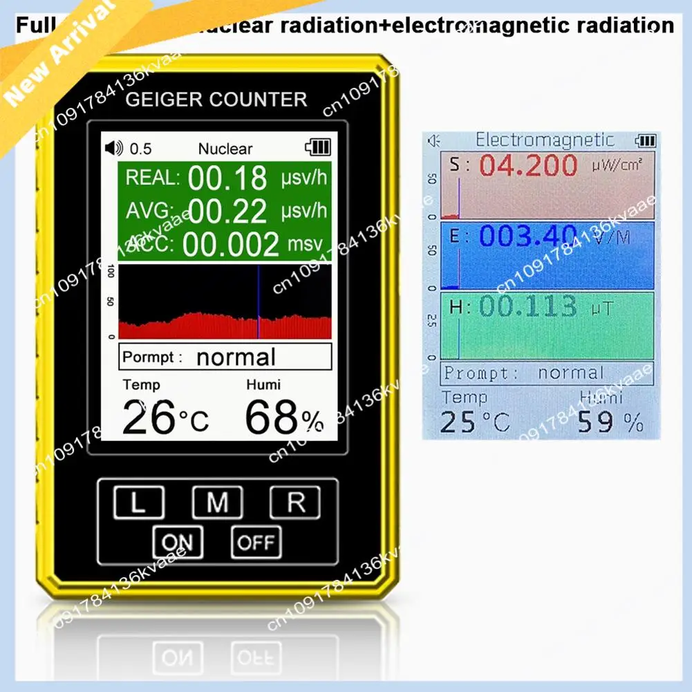 M01K XR3 Pro Nuclear Radiation Detector Geiger Counter Semi-Functional Dosimeter EMF Meter Βγ X-Ray Beta Gamma Tester