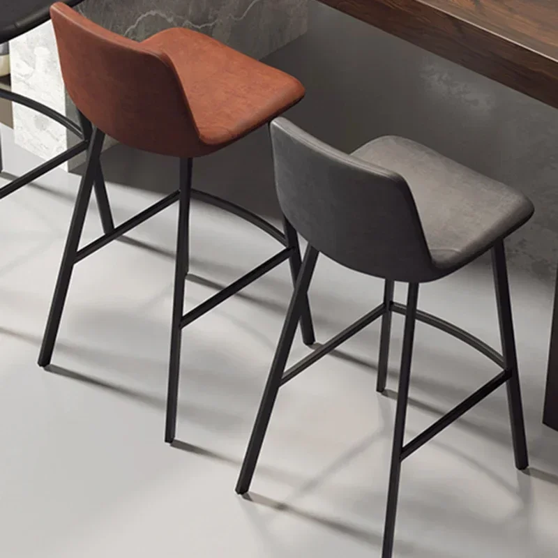 Silla de Bar de oficina de lujo, Taburete de Bar europeo antiarañazos para estudio, diseño para sala de estar, Taburetes Altos Cocina, muebles para