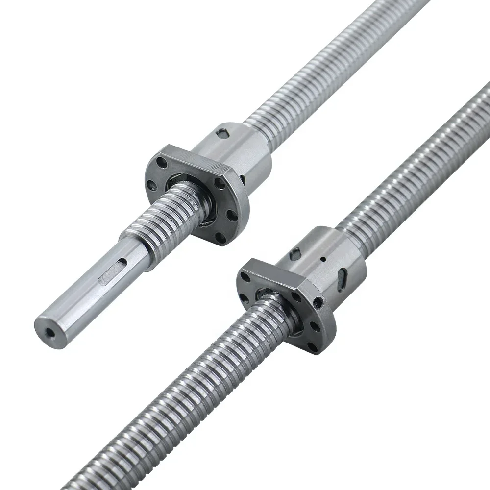 HLTNC High Precision Ball Screw Set SSR/SCR5005 C3  Grade 100-2000mm  BKBF 40 Cnc Grinded Ball Screw For 3d Printer Accessories