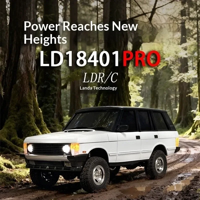 Escala 1/18 ld18401pro motor sem escova movimentação de metal 4wd veículo off-road de alta velocidade com controle remoto é adequado para adultos