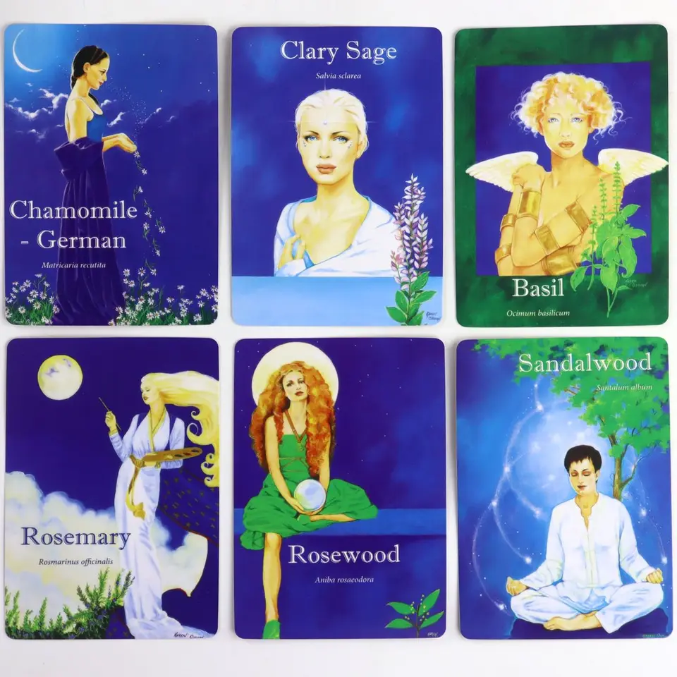 【和訳付き】Aromatherapy Insight Cards 42枚セット Aromatherapy Insight Cards - A Powerful Tool To Help You Tap Into