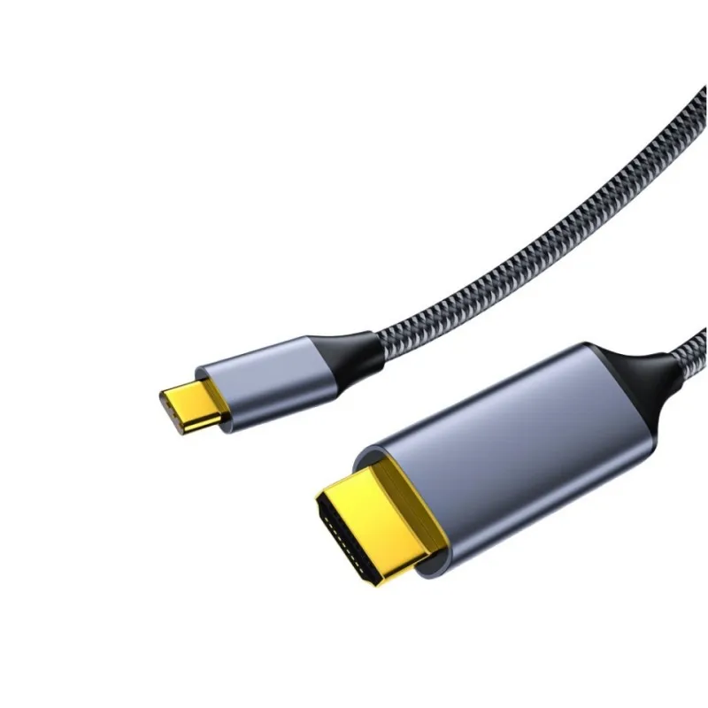 DTECH 1.5m 금도금 커넥터 4K HD 비디오 USB 타입 C 남성 HDMI 남성 어댑터 케이블