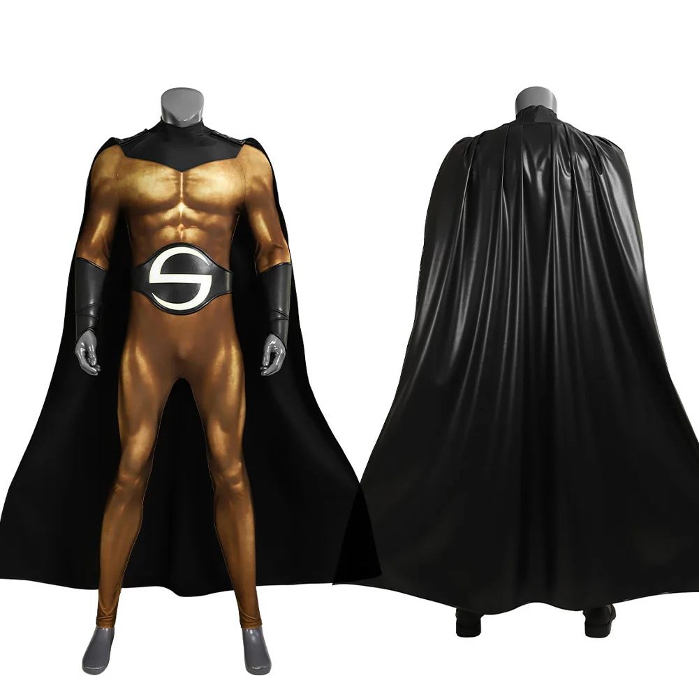 

The Sentry Cosplay Costume Thunder Jumpsuit Battle Suit Cloak 2025 High Quality Halloween Outfits