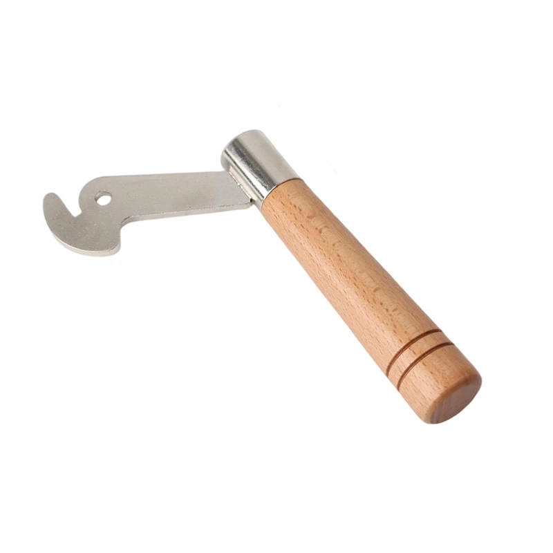 Adjusting Hot Components Stove Damper Tool Fire Door Opener Stainless Steel Hook Solid Wood Grip Anti-rust Metal