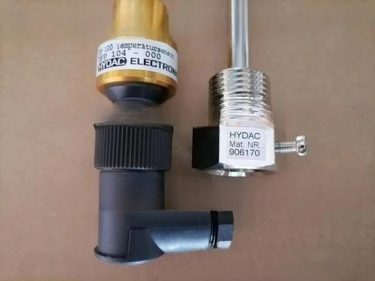 Original HYDAC TFP104-000 Temperature Sensor with S.S Protection Sleeve, PT100 Hydraulic Temperature Probe