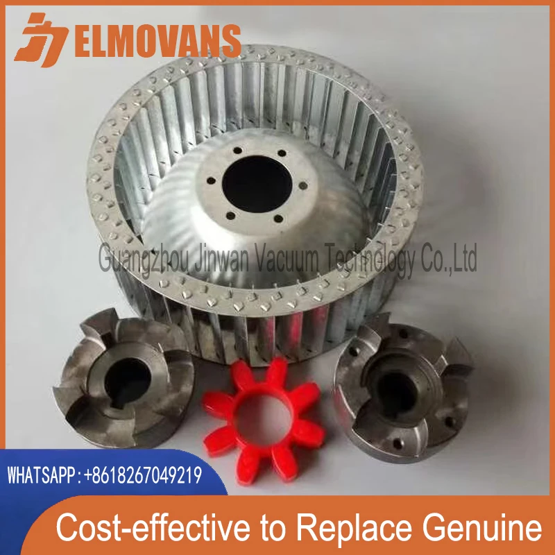 ELMOVANS Vacuum Pump Spare Parts Fans Fit for VT4.40/25 U4.100/70 Vacuum Pump Cost-effective to Replace Genuine