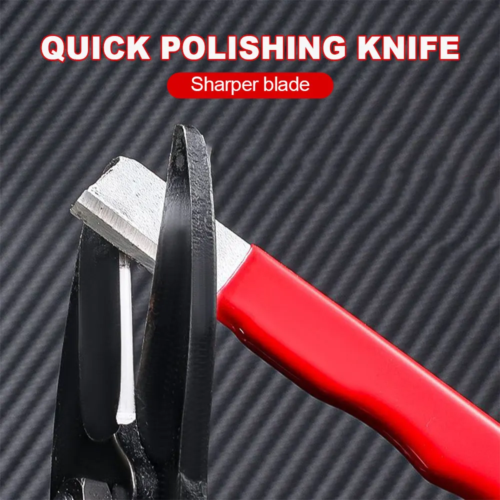 Pocket Sharpener Diamond Knife with Lid Sharpening Stone Kitchen Tool Professional Handheld Grindstone Knife Fast Sharpeners