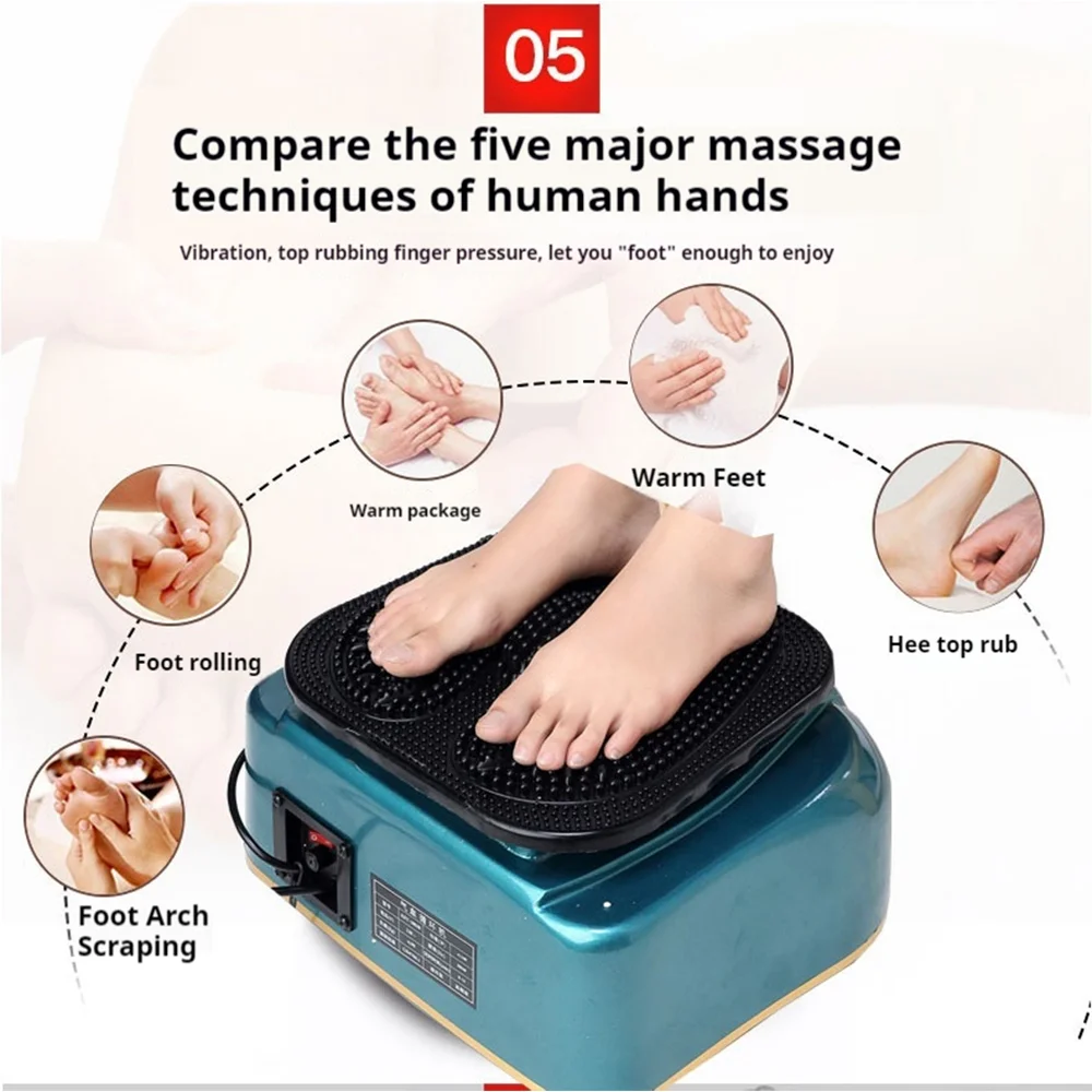 Blood circulation machine Foot massage machine Authentic foot massager High frequency spiral liquid vibration foot massager foot