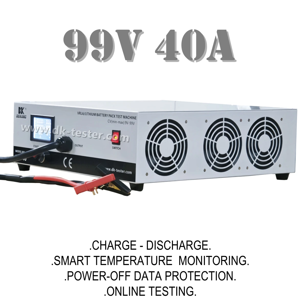 9V-99V 40A Wide Voltage Output Lithium-Ion Battery Pack Aging Machine Auto Cycle Charging and Discharging Battery Capacity Teste